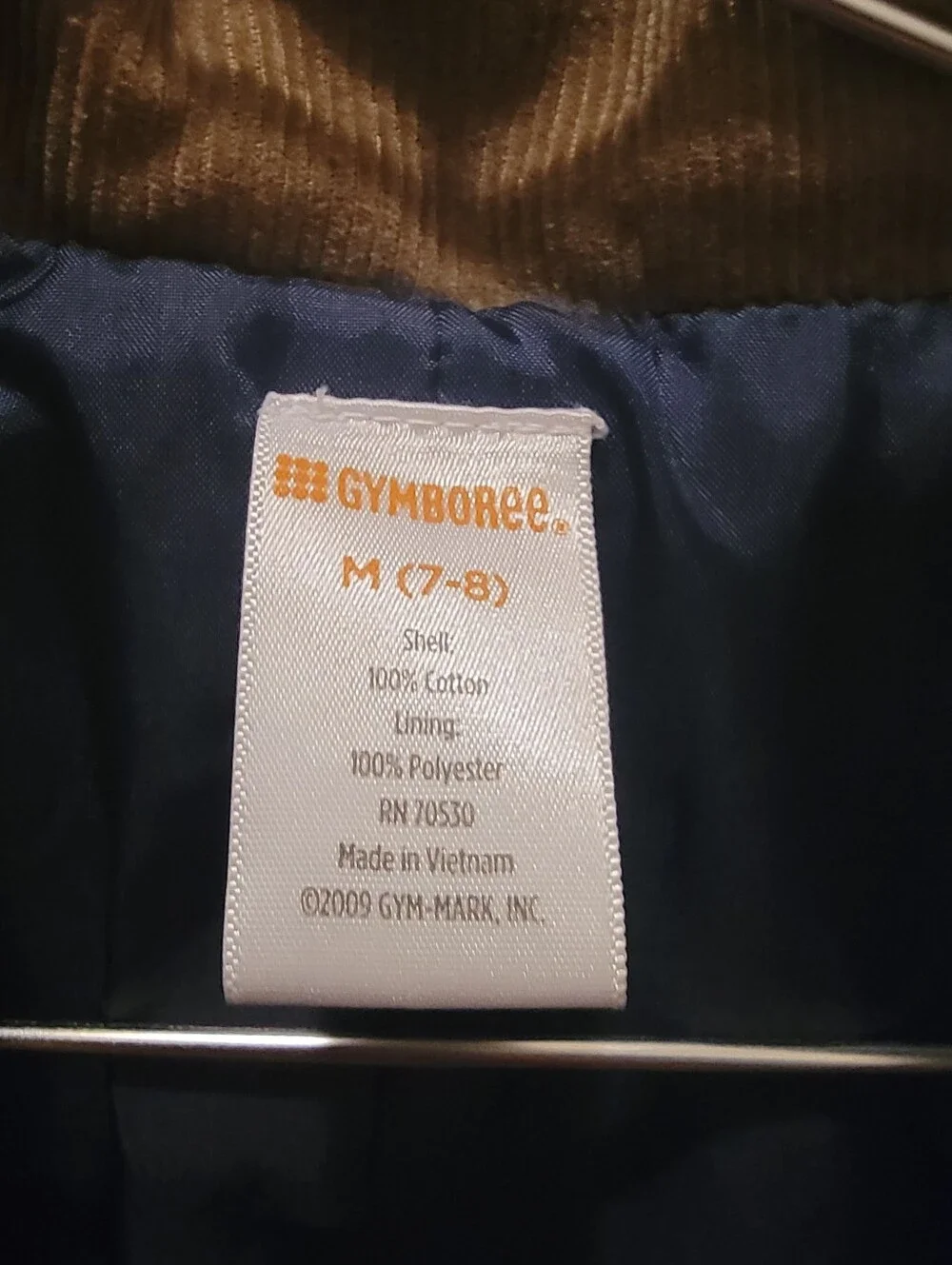 Gymboree Boys Tan Corduroy Jacket Blazer - Size M (7-8) Classic Preppy